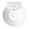 Alfi Brand ALFI brand ABC113 White 17" Round Wall Mounted Ceramic Sink with Faucet Hole ABC113 - alternate 5